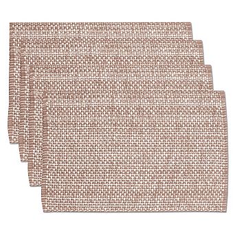Sweet Home Collection Two Tone Cotton Woven 13x19 Placemat Sets 4 Pack