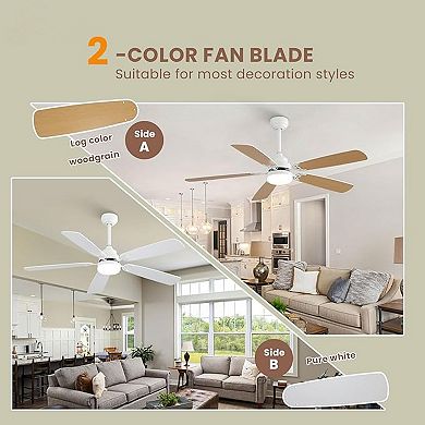 ACE Modern Ceiling Fan with LED Light & Remote Control for Efficient Airflow