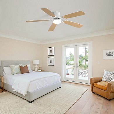 ACE Modern Ceiling Fan with LED Light & Remote Control for Efficient Airflow