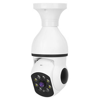 Smart E27 Bulb Camera WiFi Pan-Tilt Security