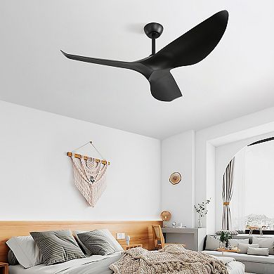ELEMENT ACE 52 Inch Indoor Ceiling Fan with Remote Control and Reversible DC Motor for Home Use