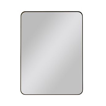 ELEMENT ACE Large Rectangular Wall Mirror with Metal Frame for Modern Home Décor and Functional Use