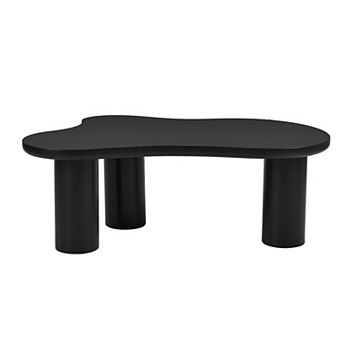 GOODSILO Modern Cloud Coffee Table with Thick Top and Sleek Legs for Contemporary Spaces
