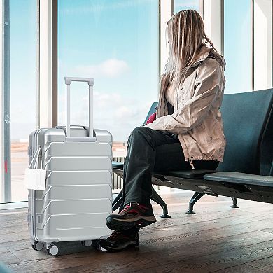 ELEMENT ACE 3-Piece ABS Spinner Wheel Luggage Set with Retractable Handle and Combination Lock