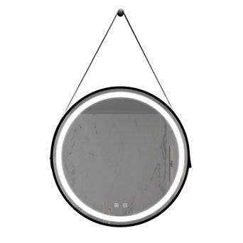 ELEMENT ACE 32-Inch Framed LED Bathroom Vanity Mirror with Anti-Fog and Adjustable Lighting
