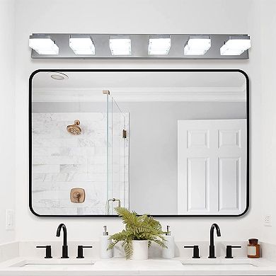 ELEMENT ACE Modern 6-Light LED Vanity Mirror Light Fixture for Bathrooms and Makeup Tables