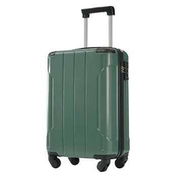 ELEMENT ACE Lightweight ABS Hardshell Carry-On Suitcase with Double Spinner Wheels and TSA Lock