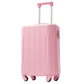 ELEMENT ACE Lightweight ABS Hardshell Carry-On Suitcase with Double Spinner Wheels and TSA Lock