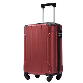 ELEMENT ACE Lightweight ABS Hardshell Carry-On Suitcase with Double Spinner Wheels and TSA Lock