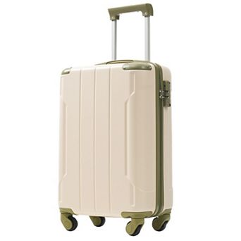 ELEMENT ACE Lightweight ABS Hardshell Carry-On Suitcase with Double Spinner Wheels and TSA Lock