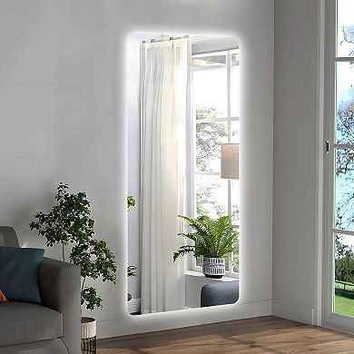 ELEMENT ACE Full Body Illuminated Mirror with Adjustable Lighting and Wall Mount Design
