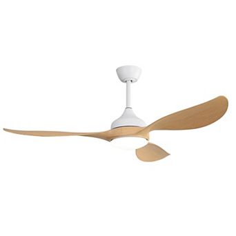 ELEMENT ACE Modern Ceiling Fan with Dimmable LED Light & Quiet Reversible Motor for Indoor/Outdoor