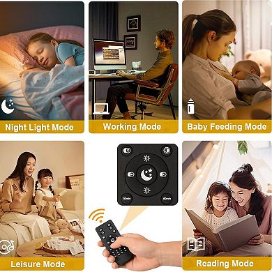 ELEMENT ACE Arc Floor Lamp, Adjustable Height, Remote Control, Dimmable LED Bulb, Dual Shade