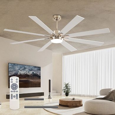 ELEMENT ACE 72-Inch Indoor Ceiling Fan with Dimmable LED Light Kit and Remote Control