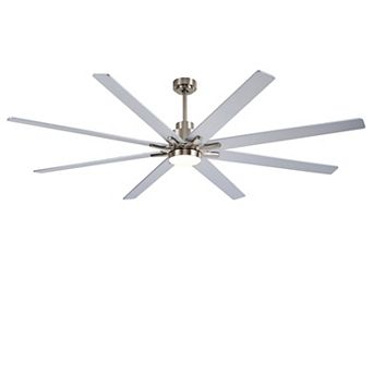 ELEMENT ACE 8 pc Plywood Reversible Blade Ceiling Fan with LED Light Kit & Remote