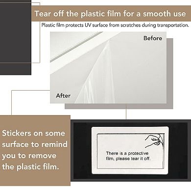 GOODSILO Modern High-Gloss LED Square Coffee Table with Two-Tier Storage and Built-in Lighting