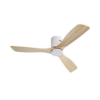 ELEMENT ACE 52 Inch Modern Wooden Ceiling Fan with DC Motor and Remote Control