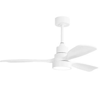 ELEMENT ACE 48 Inch Indoor Ceiling Fan with Light and Remote Control Featuring Solid Wood Blades