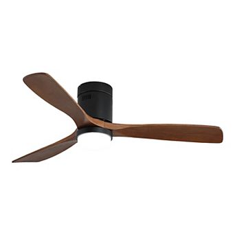 ELEMENT ACE 52" Modern Ceiling Fan with LED Light & Remote Control for Indoor/Outdoor Use