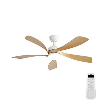 ELEMENT ACE 52 Inch Modern Ceiling Fan with Dimmable LED Light and Remote Control
