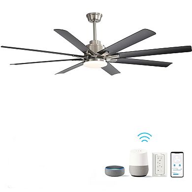 ELEMENT ACE 66" Ceiling Fan with Dimmable LED Light & Smart Remote Control