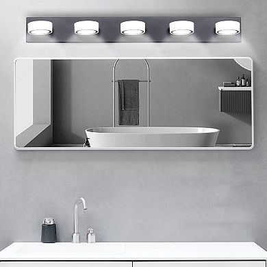 ELEMENT ACE 5-Light LED Vanity Wall Fixture for Bathroom Mirror Illumination
