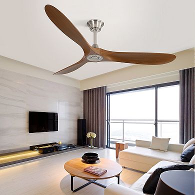 ELEMENT ACE 60-Inch Outdoor Smart Ceiling Fan with Reversible DC Motor and Remote Control