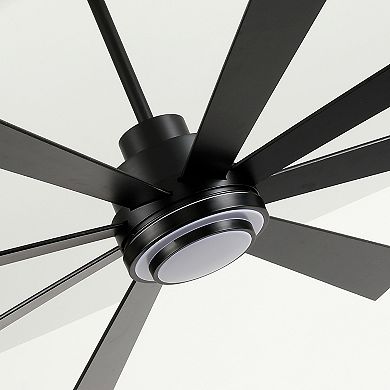 ELEMENT ACE 72 Inch Reversible Blade Ceiling Fan with Dimmable LED Light and Remote Control