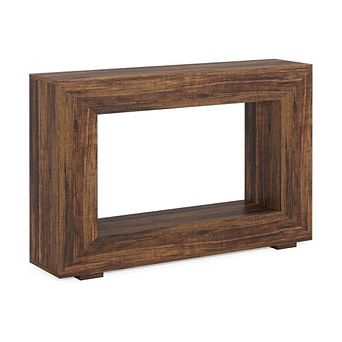 GOODSILO 47-Inch Narrow Wooden Console Table for Living Room Entryway Sofa Back Decor