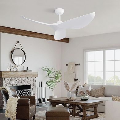 ELEMENT ACE Modern 38 Inch Indoor Outdoor Ceiling Fan with Remote Control and DC Motor