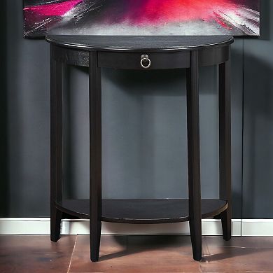 GOODSILO Modern Console Table with Drawer and Open Shelf Storage for Entryway or Living Room