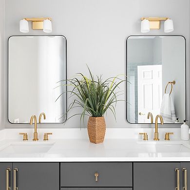 ELEMENT ACE 24x36 Inch Black Rectangular Metal Framed Wall Mirror for Modern Home Decor