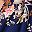 Navy Large Floral