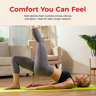 Sunny Health & Fitness High-Density 4mm Yoga Mat