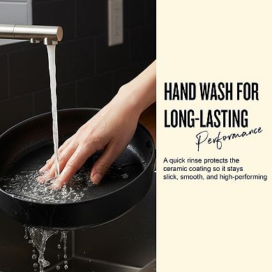 Alva Maestro Cookware Set 7-Piece Set - Nonstick Ceramic Pans and Pots