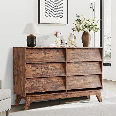 brown 9 drawer dresser Cordoba 9-Drawer Dresser and Mirror