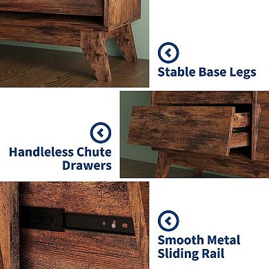 ANIXOL 9-Drawer Dresser with Power Outlet