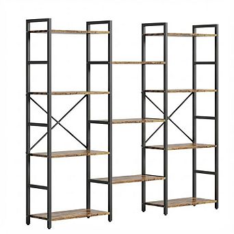 ANIXOL Industrial Triple Column Bookshelf