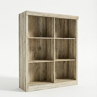 ANIXOL 6-Cube Wood Storage Bookcase
