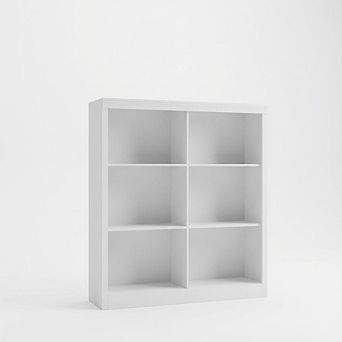 ANIXOL 6-Cube Wood Storage Bookcase