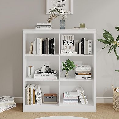 ANIXOL 6-Cube Wood Storage Bookcase