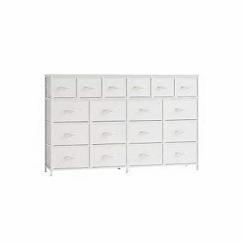 ANIXOL 18-Drawer Fabric Dresser Cabinet