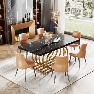 MODERN ACCENT DINING TABLE