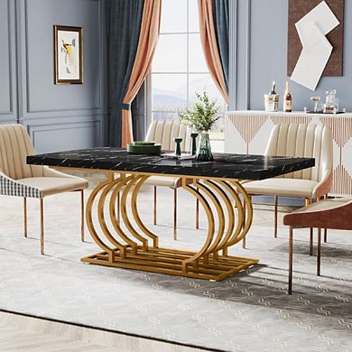 MODERN ACCENT DINING TABLE