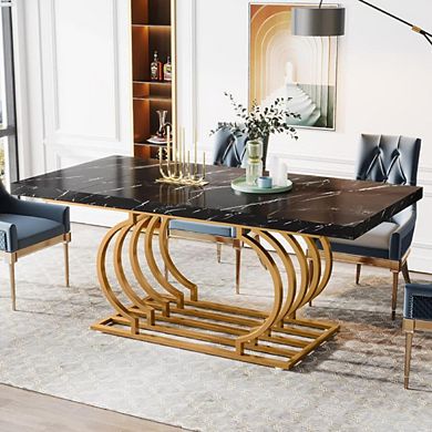 MODERN ACCENT DINING TABLE