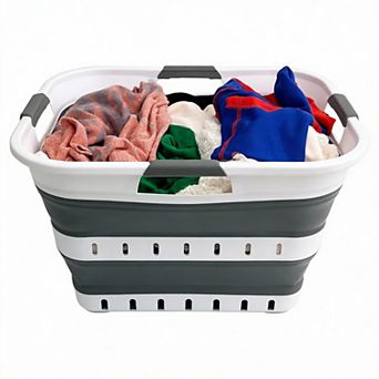 1 Pack Collapsible Laundry Basket BPA-Free Pop-Up Foldable 42L