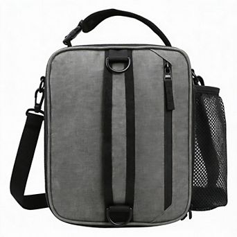 Expandable Lunch Bag for Work Travel with Shoulder Strap