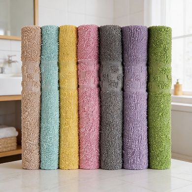 7 Pack Ultra Soft Cotton Bath Towels Plush Absorbent Gym Spa