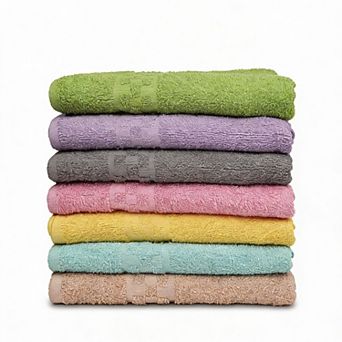 7 Pack Ultra Soft Cotton Bath Towels Plush Absorbent Gym Spa