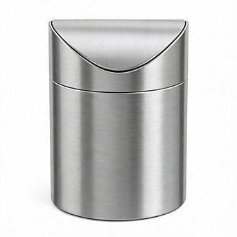 Stainless Swing-Top Mini Trash Can 1.5 L/0.40 Gal